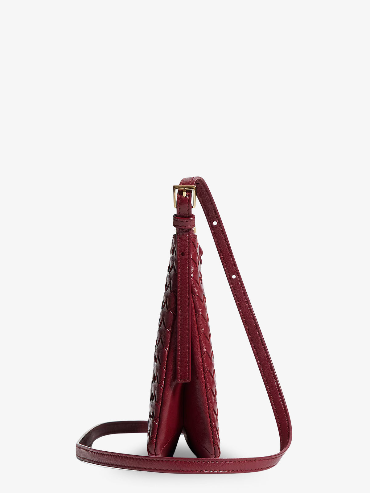 Piccolo Intrecciato Clutch with shoulder strap