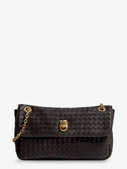 Madison leather shoulder bag with Knot detail thumbnail