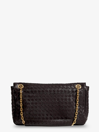 Madison leather shoulder bag with Knot detail thumbnail