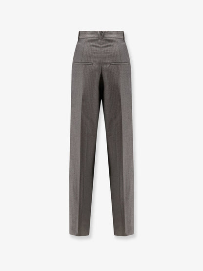 Pantaloni in lana e mohair con pinces thumbnail
