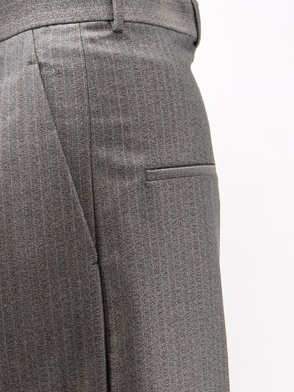 Pantaloni in lana e mohair con pinces thumbnail