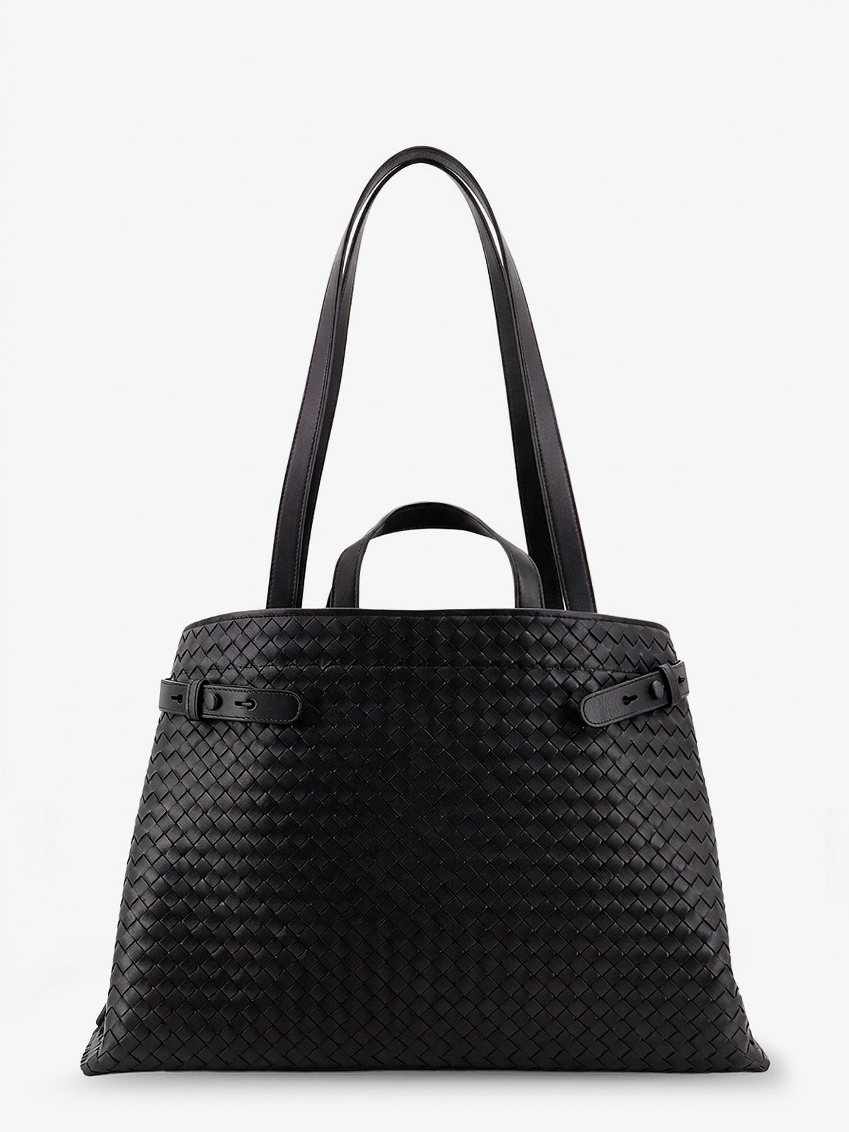 Intreccio leather shoulder bag