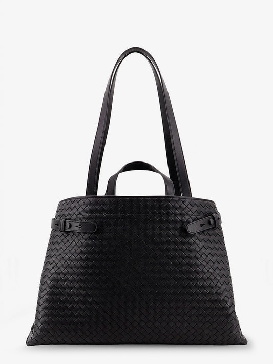 Intreccio leather shoulder bag