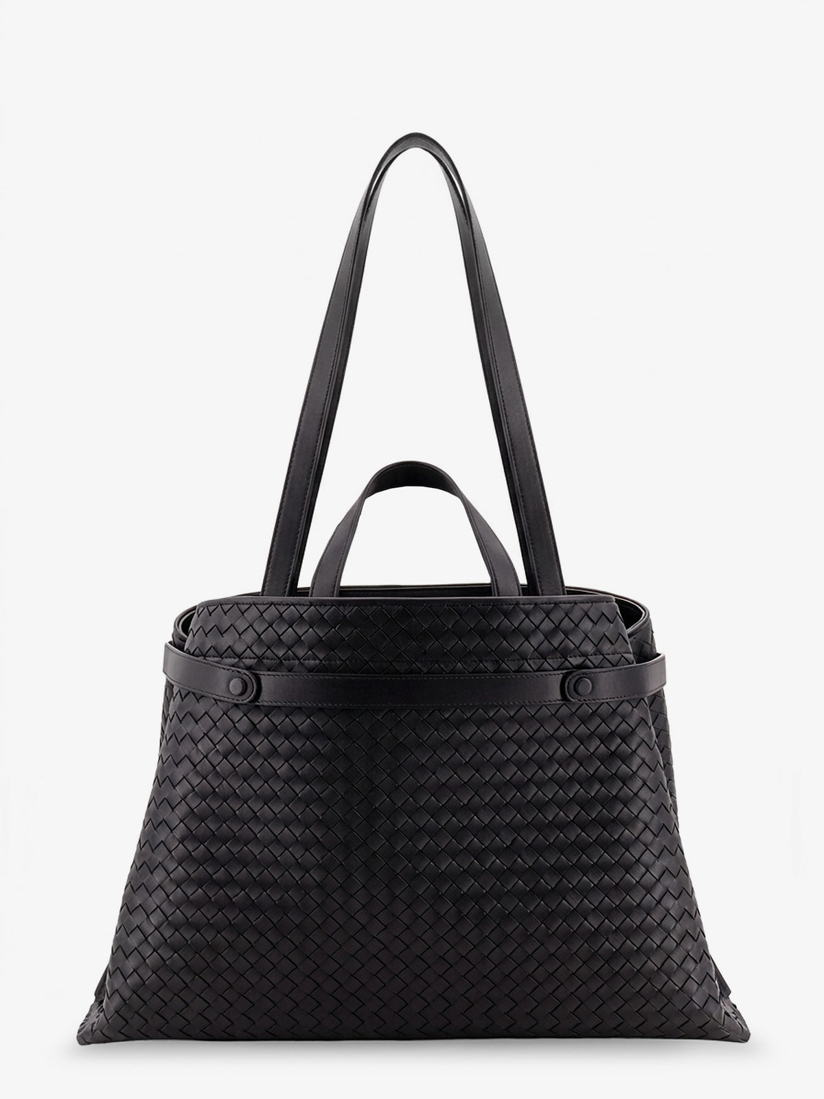 Intreccio leather shoulder bag