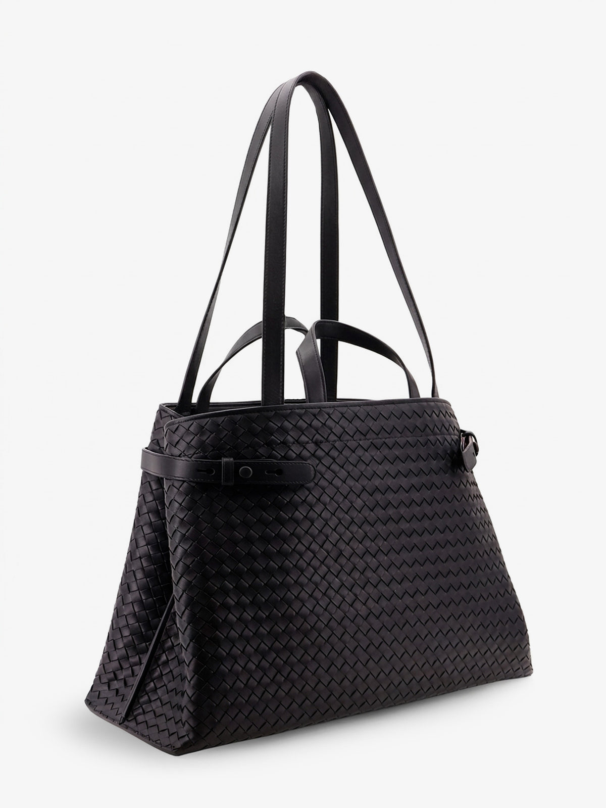 Intreccio leather shoulder bag