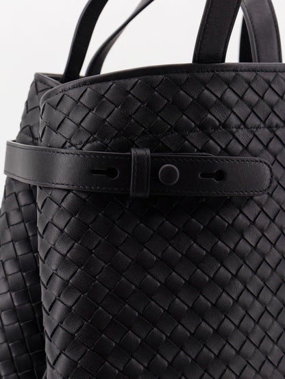 Intreccio leather shoulder bag thumbnail