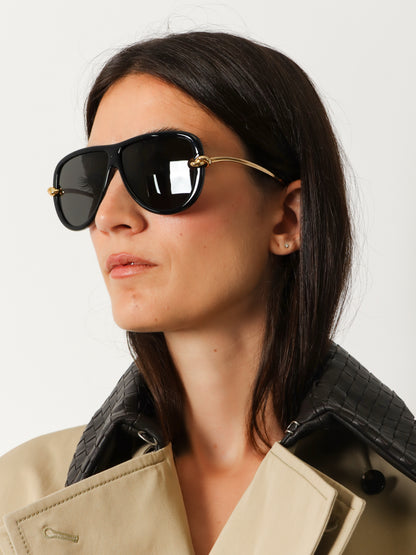 Knot Aviator Acetate Sunglasses thumbnail