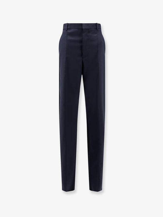 Tailored wool trousers
