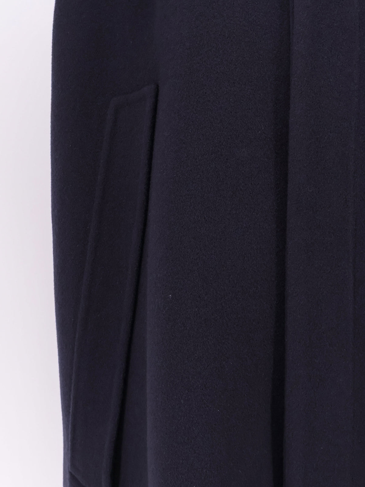 Wool and cashmere cape with Intrecciato leather detail