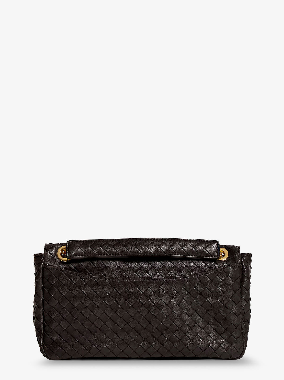 Madison leather crossbody bag with Intrecciato motif