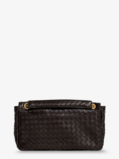 Madison leather crossbody bag with Intrecciato motif thumbnail