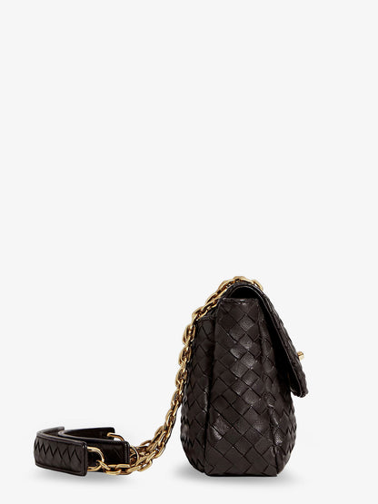 Madison leather crossbody bag with Intrecciato motif thumbnail