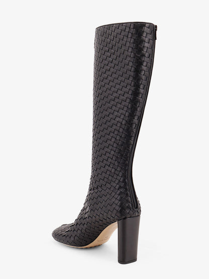 Cherry Boots with braided pattern thumbnail