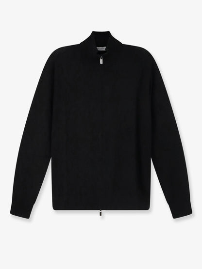 Zip-up wool cardigan thumbnail