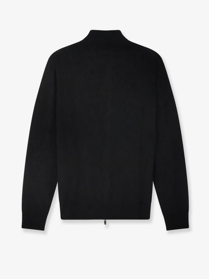 Zip-up wool cardigan thumbnail