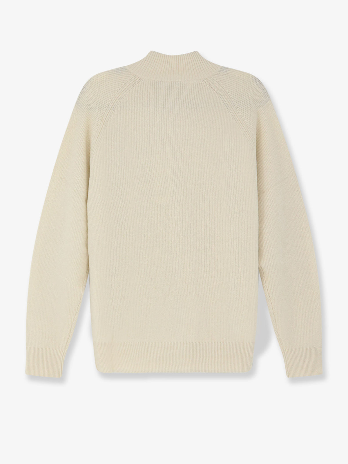 Cashmere zip-up cardigan