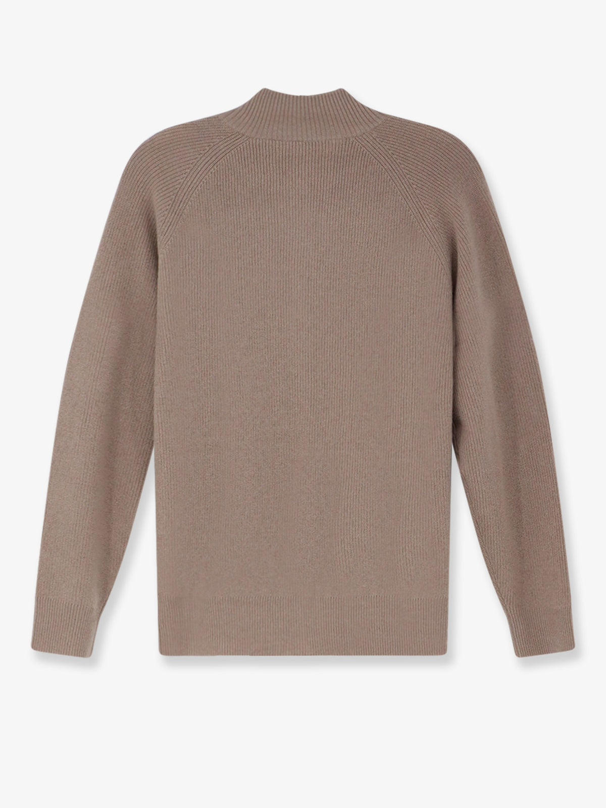 Cashmere zip-up cardigan