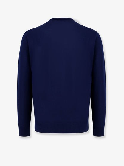 Wool crew-neck sweater thumbnail