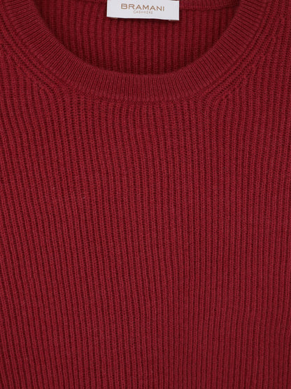 Maglia in cashmere a coste thumbnail