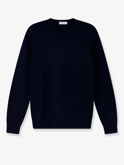 Ribbed cashmere crew neck sweater thumbnail