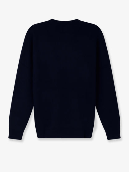 Ribbed cashmere crew neck sweater thumbnail