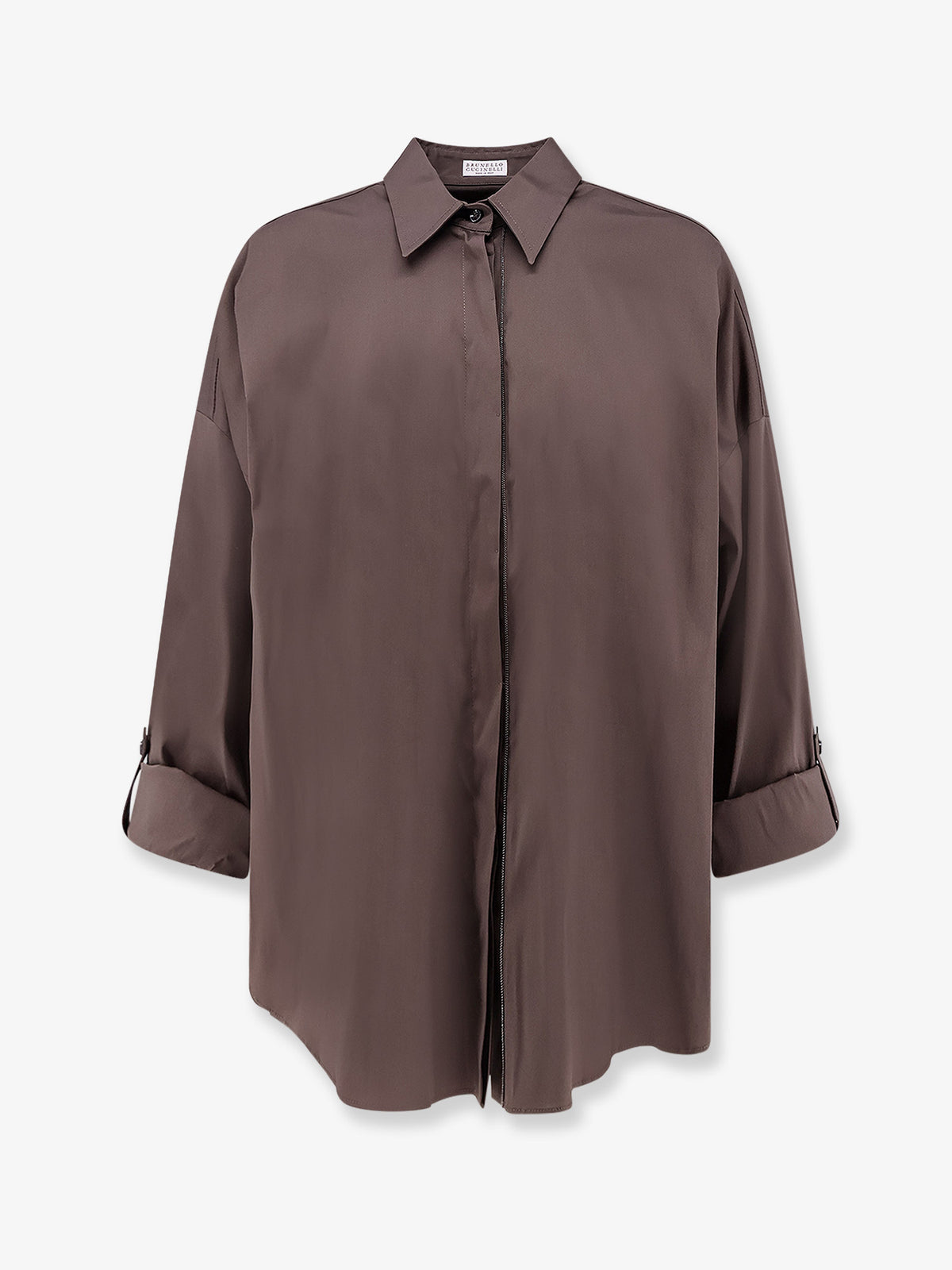 Camicia in misto cotone con Shiny Trim