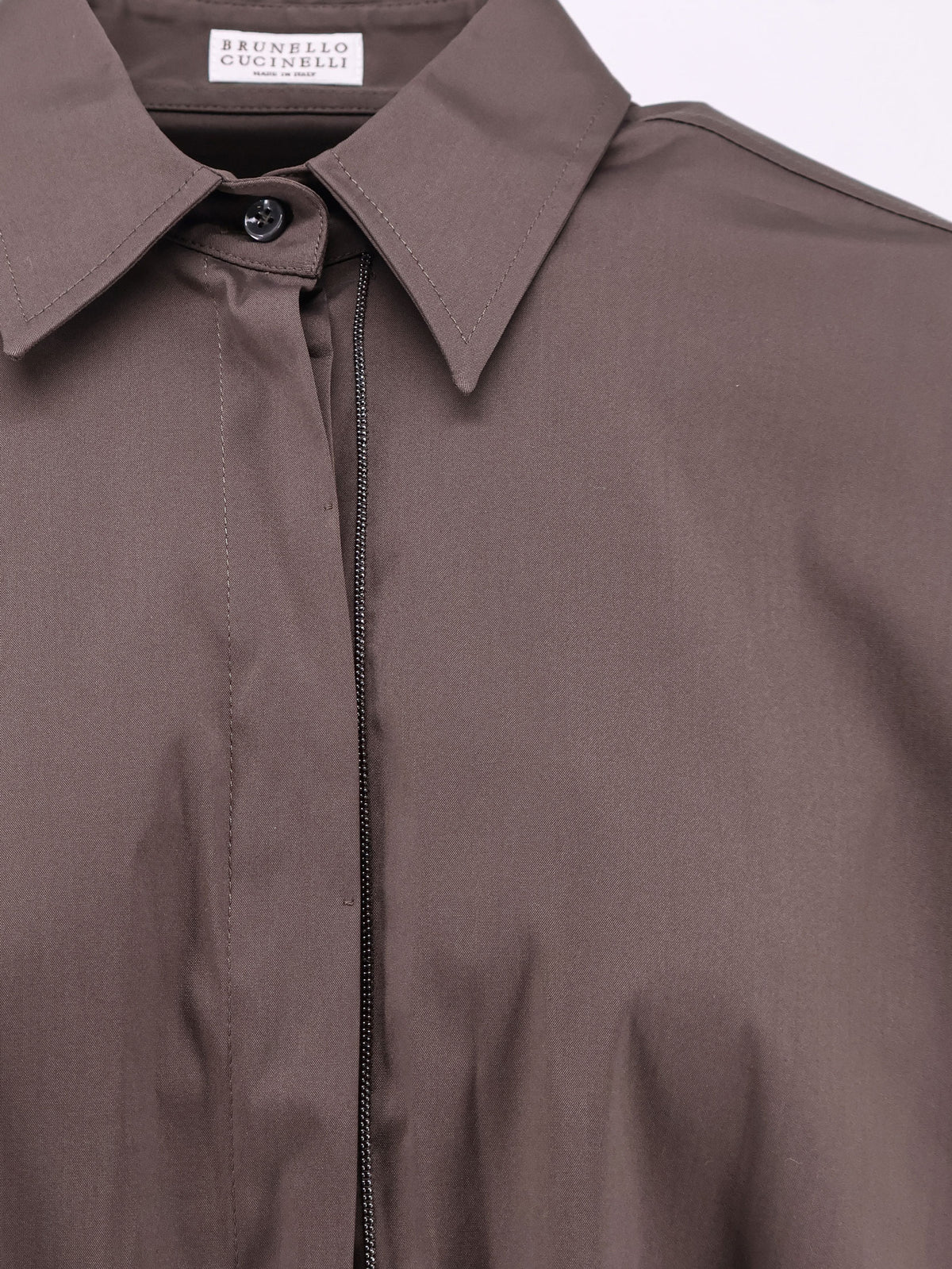 Camicia in misto cotone con Shiny Trim