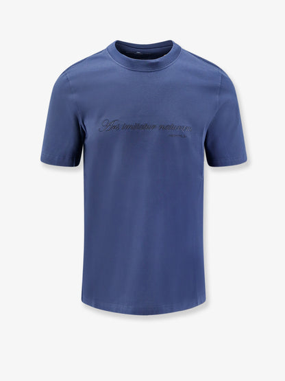 T-shirt in cotone con ricamo frontale thumbnail