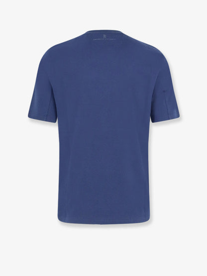 T-shirt in cotone con ricamo frontale thumbnail