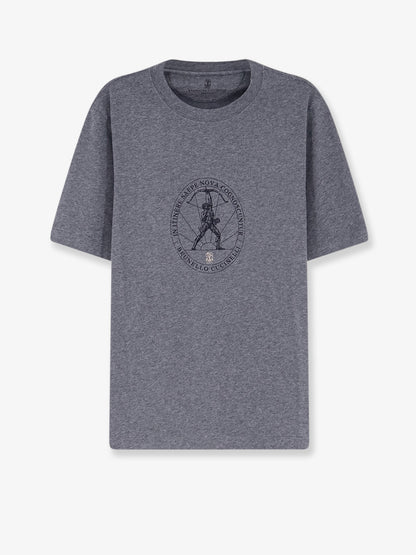 Cotton T-shirt with front print thumbnail