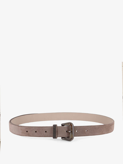 Suede belt with Monili loop thumbnail