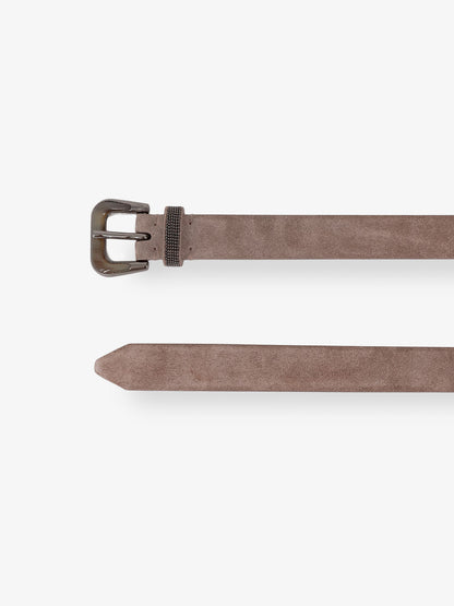 Suede belt with Monili loop thumbnail