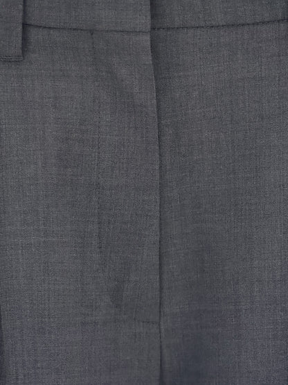 Stretch virgin wool blend trousers with Monili detail thumbnail