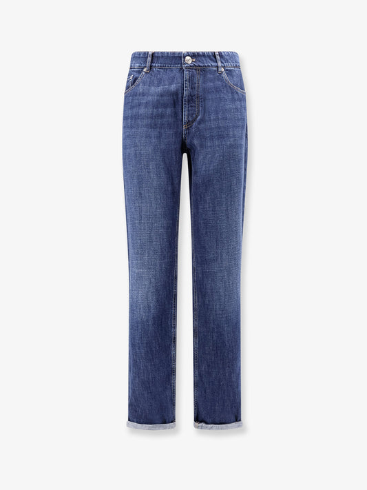 Traditional Fit light denim jeans