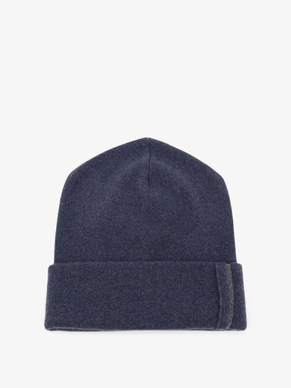 Cashmere hat with Monili detail thumbnail