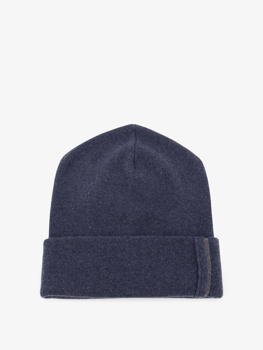 Cashmere hat with Monili detail