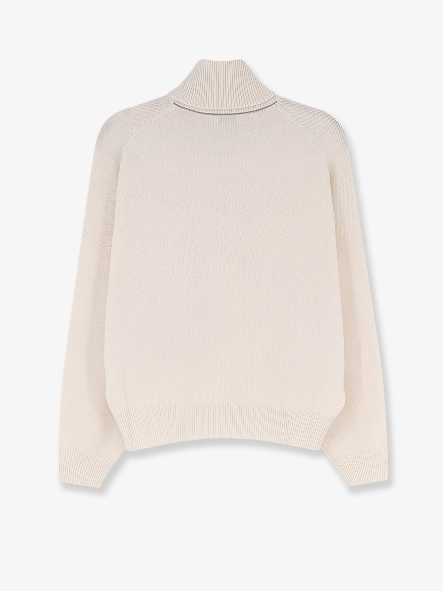Cashmere turtleneck with Monili detail on the back
