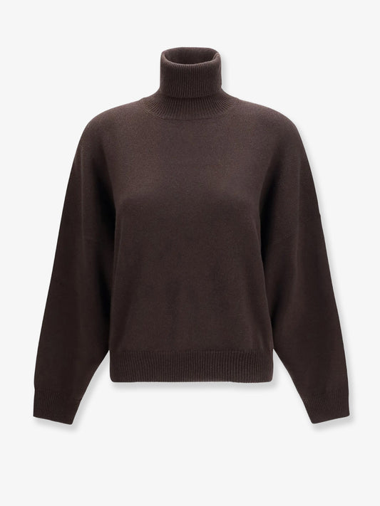 Cashmere turtleneck with Monili detail on the back