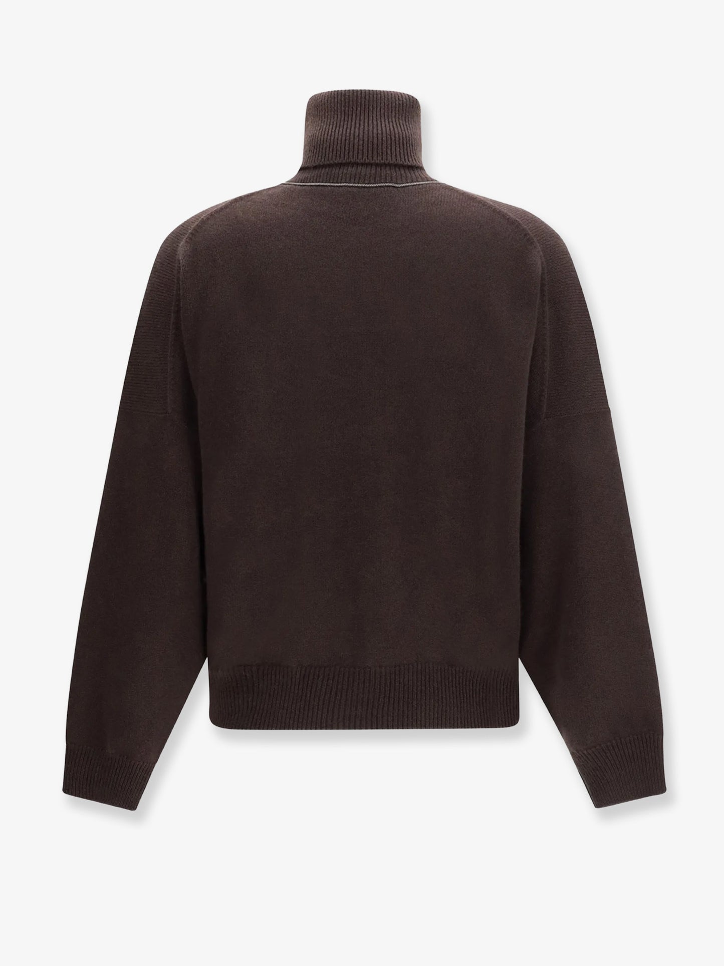 Cashmere turtleneck with Monili detail on the back