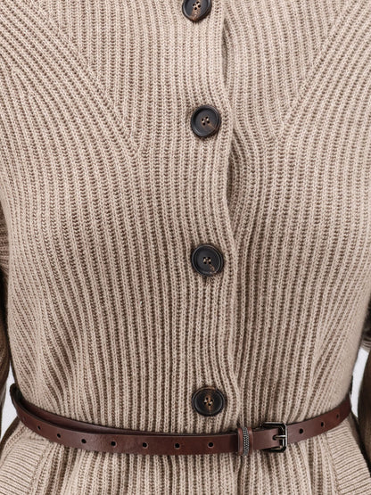 Wool, cashmere, and silk blend cardigan thumbnail