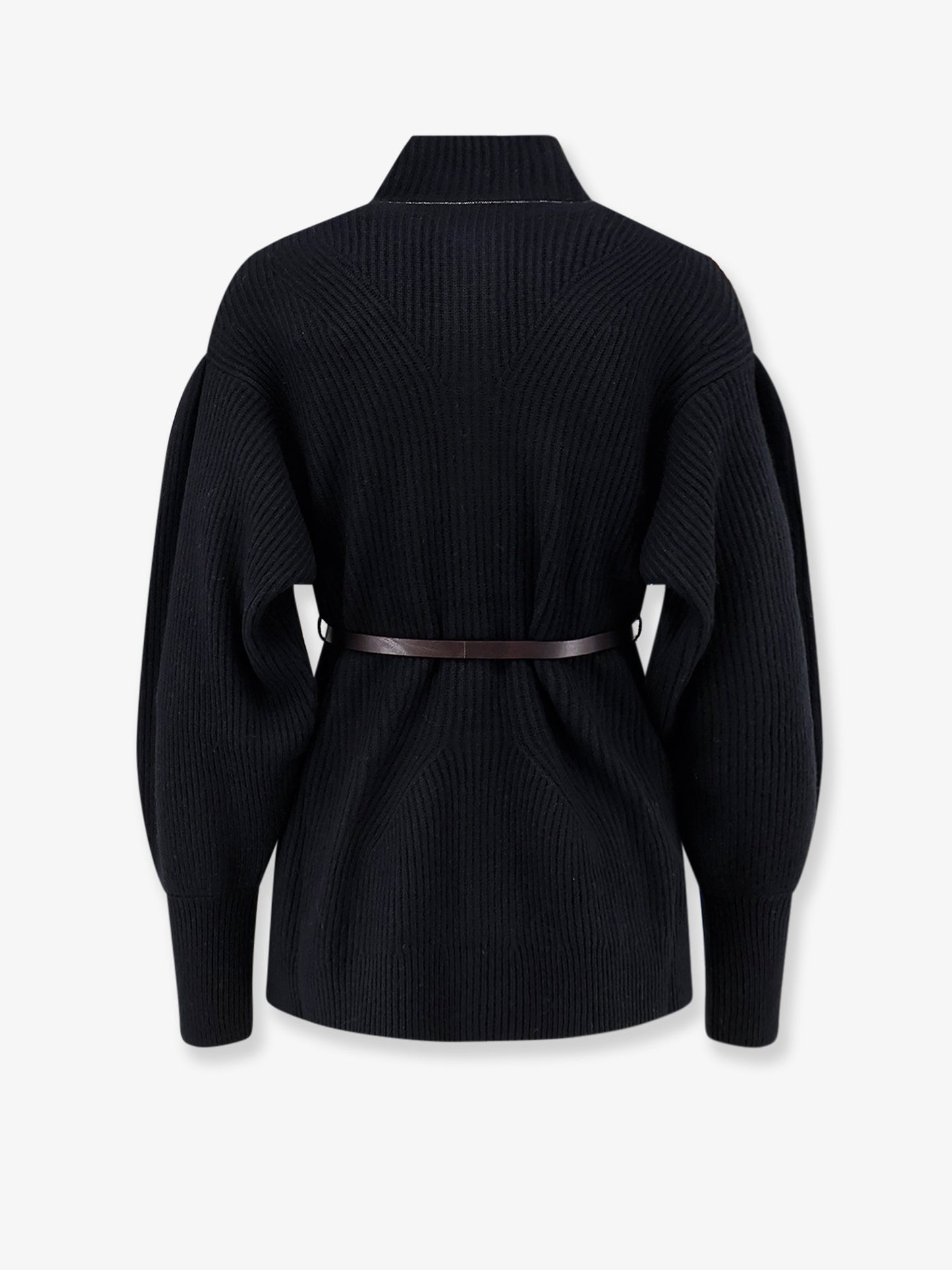 Wool, cashmere and silk blend cardigan