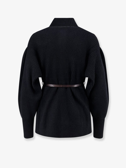 Wool, cashmere and silk blend cardigan thumbnail
