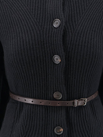 Wool, cashmere and silk blend cardigan thumbnail