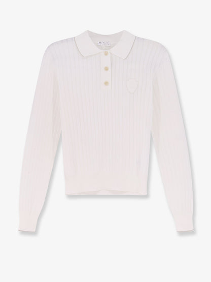 Cotton polo shirt with embroidered logo on the front thumbnail