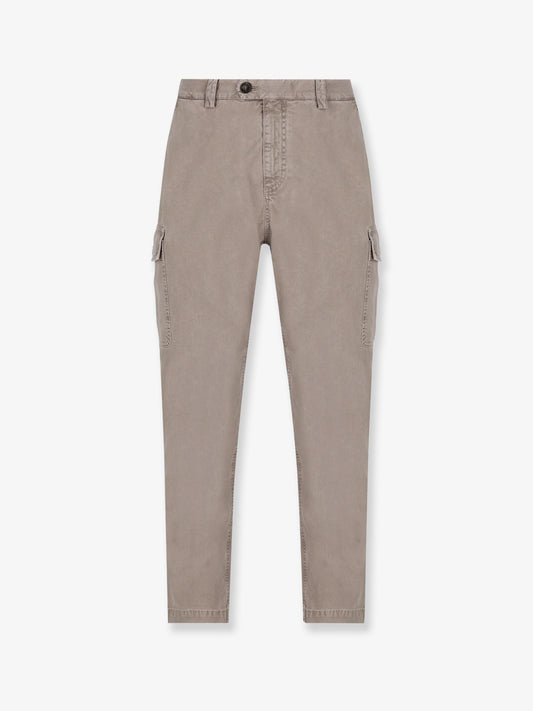 Dyed cotton trousers