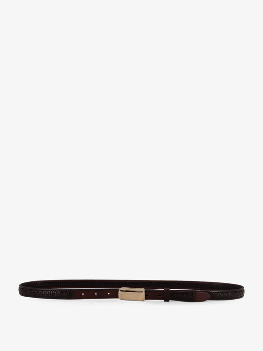 Leather belt