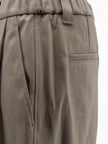 Cotton trousers with elastic and Monili detail thumbnail