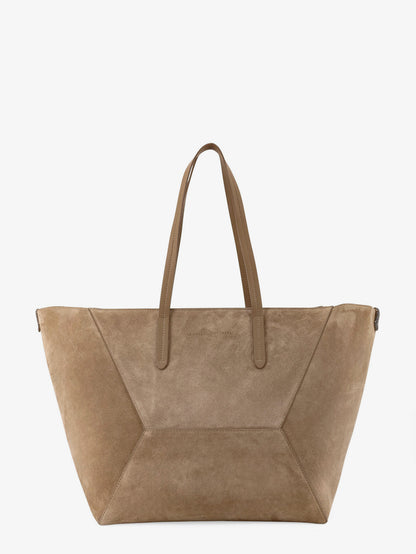 Borsa a spalla BC Duo in suede con logo inciso thumbnail