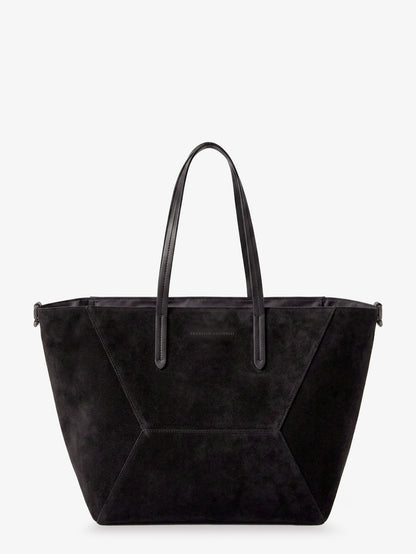 BC Duo suede shoulder bag with engraved logo thumbnail