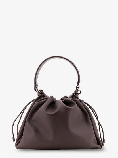 Leather handbag with Monile detail thumbnail